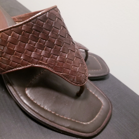 Leather Thong Sandles - Picture 2 of 4